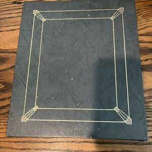 Elegant Black and Gold Decorative Photo Album